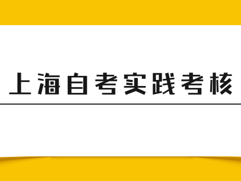 上海自考实践考核